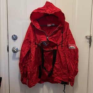 VINTAGE Unlimited Marlboro Red Fanny Pack Wind Breaker Jacket Size L
